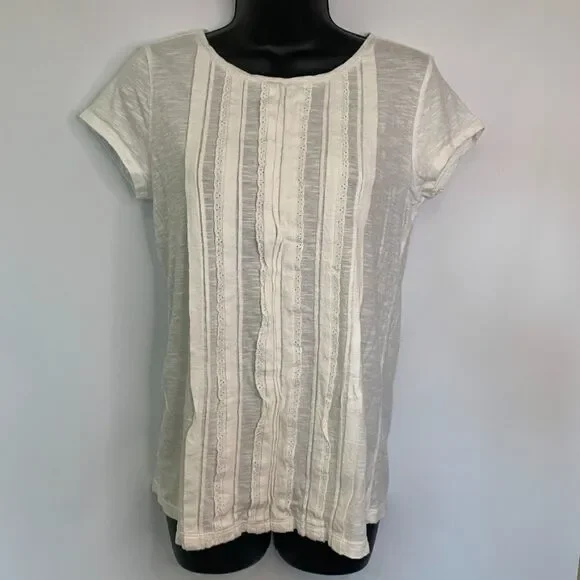 Ann Taylor LOFT Cotton T Shirt - Picture 1 of 5